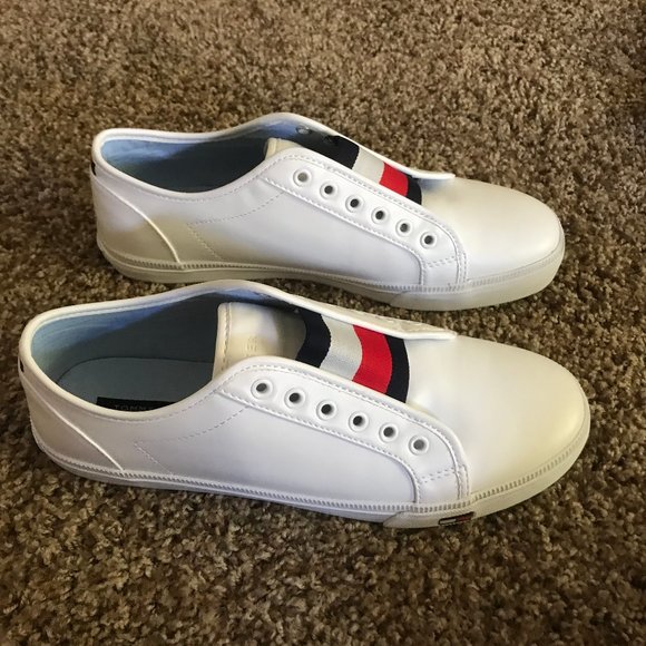 Tommy Hilfiger White Slip-on sneakers - Picture 1 of 5
